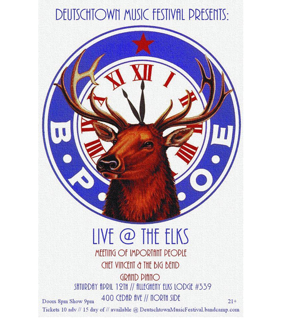 LIVE @ Elks Poster