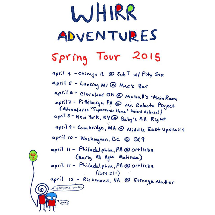 Whirr Tour Poster
